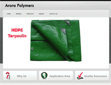 Tablet Screenshot of hdpetarpaulins.com